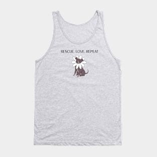 Rescue, Love, Repeat Dog Tank Top